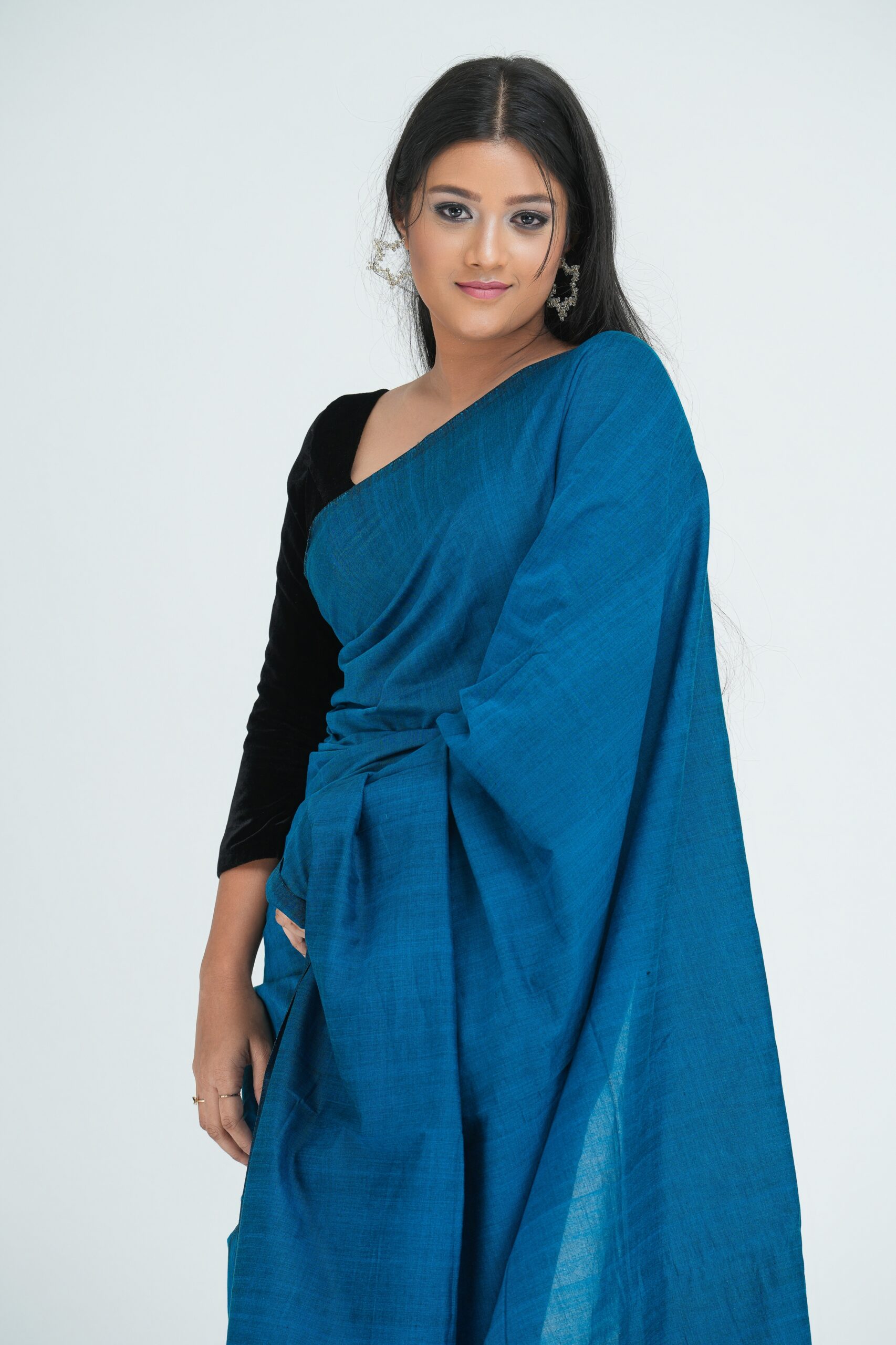 L/H Charm Cotton (Sapphire Blue) Saree