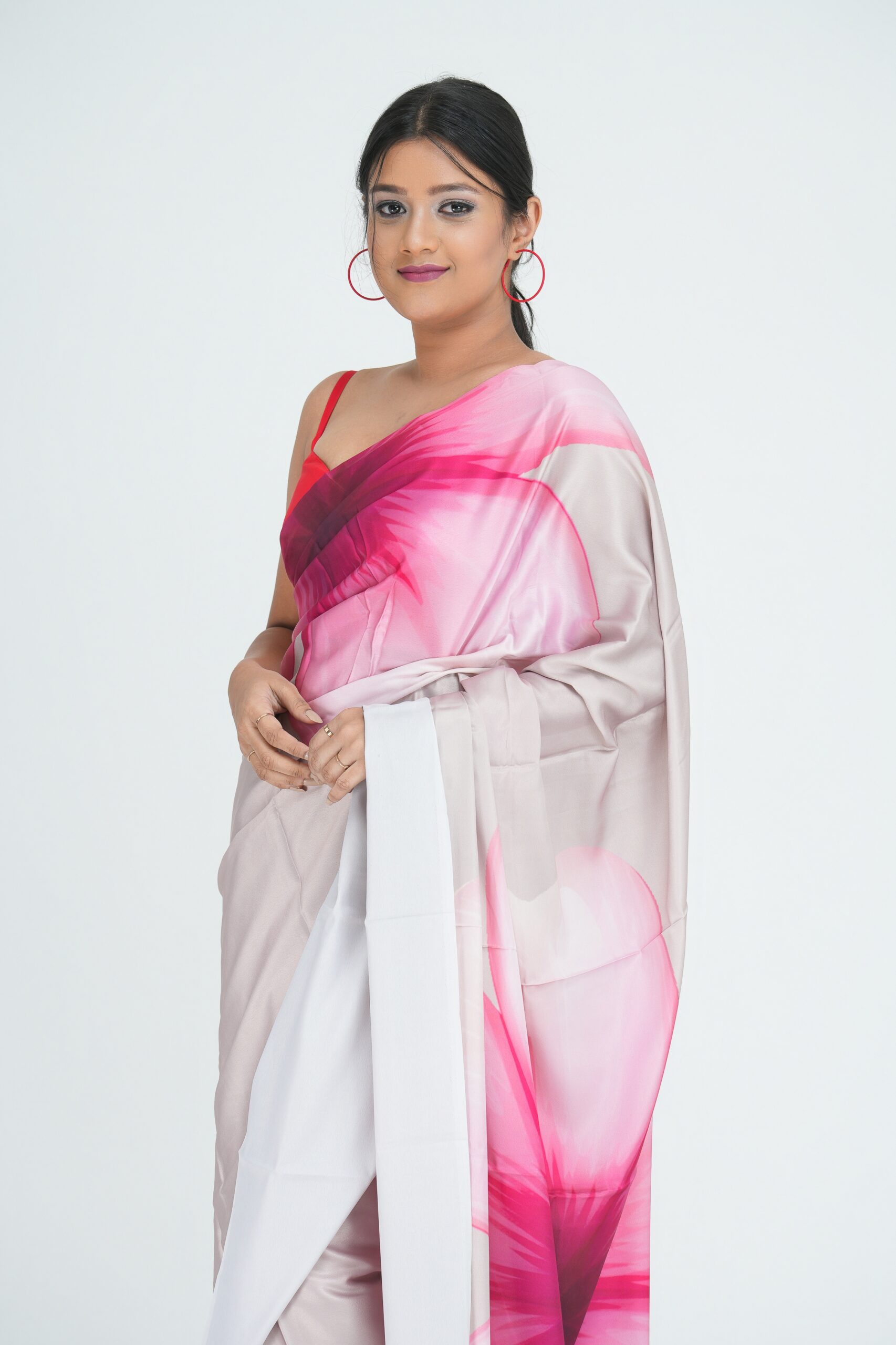 English Rose Saree